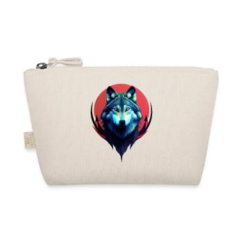 Wolf - Organic Pouch - nature - Front