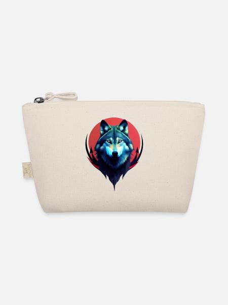 Wolf - Bio-Täschchen - Natur
