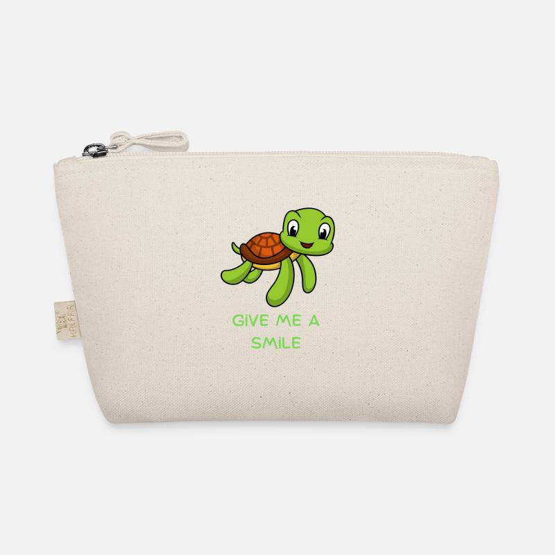 Turtle Love - Bio-Täschchen - Natur