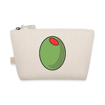 GRÜNE OLIVE PAPRIKA - Bio-Täschchen - Natur - Vorne