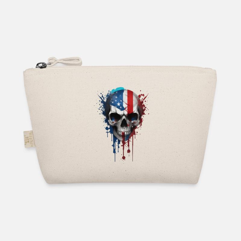 USA skull Bio-Täschchen