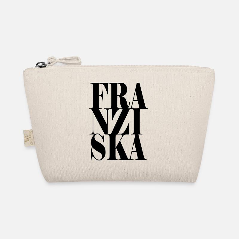 Franziska Surname First name Modern font Word Art Organic Pouch