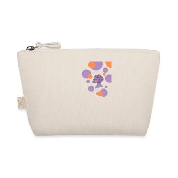 Girl Side View Cosmic Sweater - Organic Pouch - nature - Front