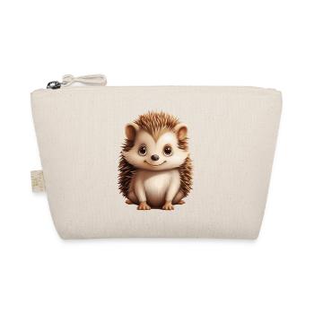 cute little hedgehog - Organic Pouch - nature - Front