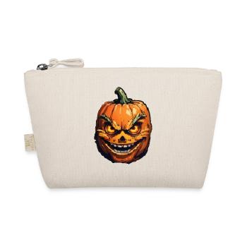 Halloween Pumpkin - Organic Pouch - nature - Front