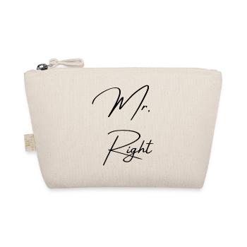 Mr. Right - Bio-Täschchen - Natur - Vorne