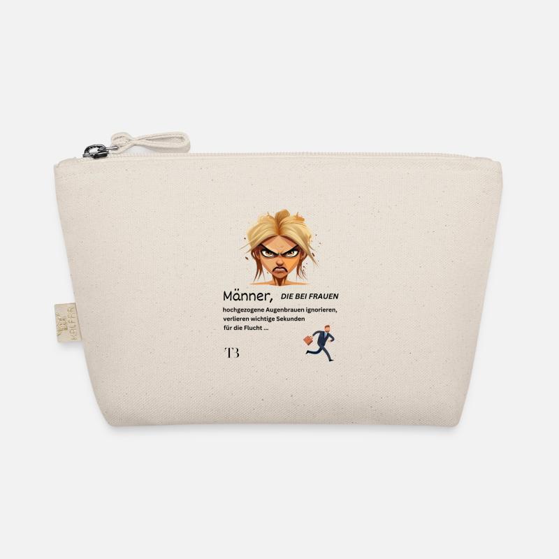 Angry Woman mit Logo - Bio-Täschchen - Natur