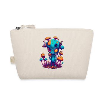 Trippy Alien 05 - Organic Pouch - nature - Front