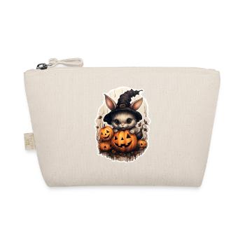 Halloween Hexerhäschen - Bio-Täschchen - Natur - Vorne