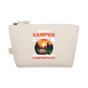 Camper 18 Geburtstag Camping Wohnmobil Campen - Bio-Täschchen - Natur - Vorne