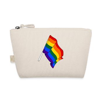 Flag rainbow - Organic Pouch - nature - Front