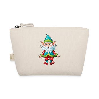 Wichtel / Zwerg / Fee / Weihnachten / Elf - Bio-Täschchen - Natur - Vorne