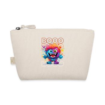 Chibi Pitch & Booo! Adorable Devil Tee! - Organic Pouch - nature - Front