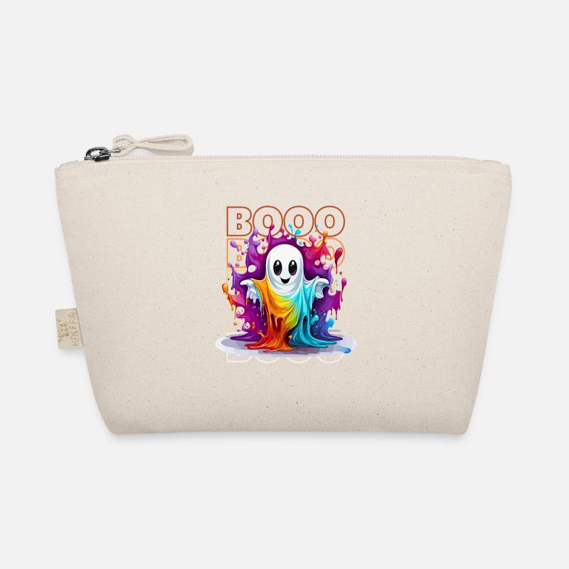 Chibi Float & Booo! Whimsical Wisp Tee! Organic Pouch