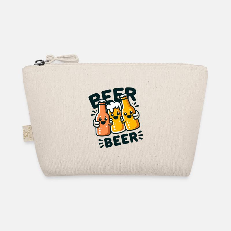 Fröhliches Bier Anstossen Bio-Täschchen