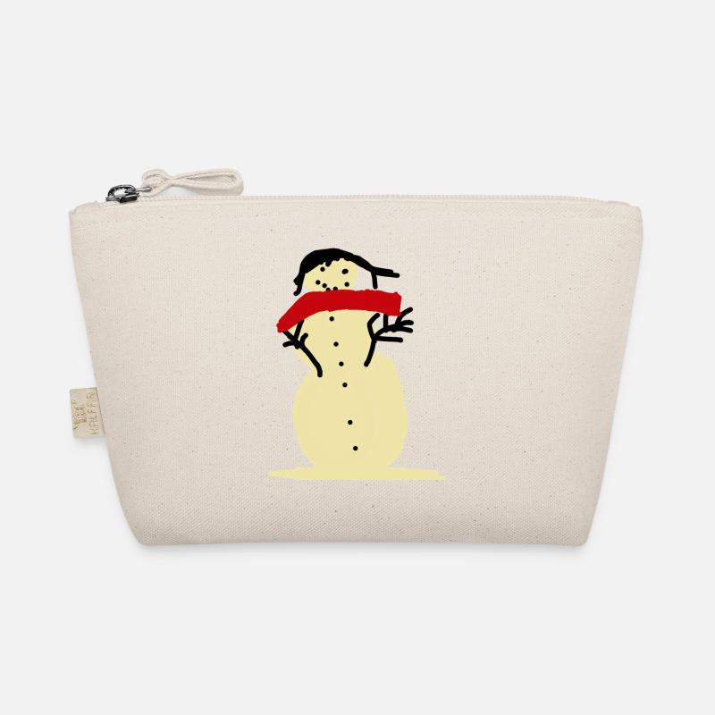 Snowman - Organic Pouch - nature