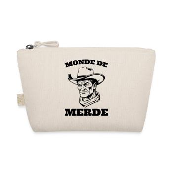 citation parodie Monde de merde - Trousse biologique - nature - Devant