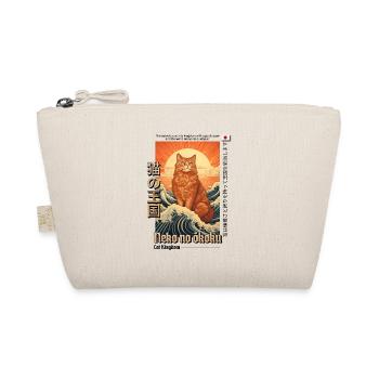 Cat, Red, Kingdom, Japan, Japanese, Grace, Pride - Organic Pouch - nature - Front