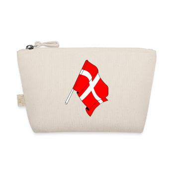 Flagge: Dänemark - Bio-Täschchen - Natur - Vorne