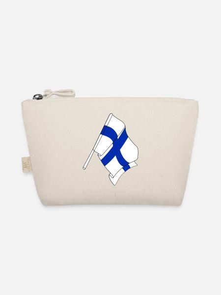 Drapeau de la Finlande - Trousse biologique - nature - Devant