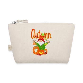 Autumnal garden magic with pumpkins - Organic Pouch - nature - Front