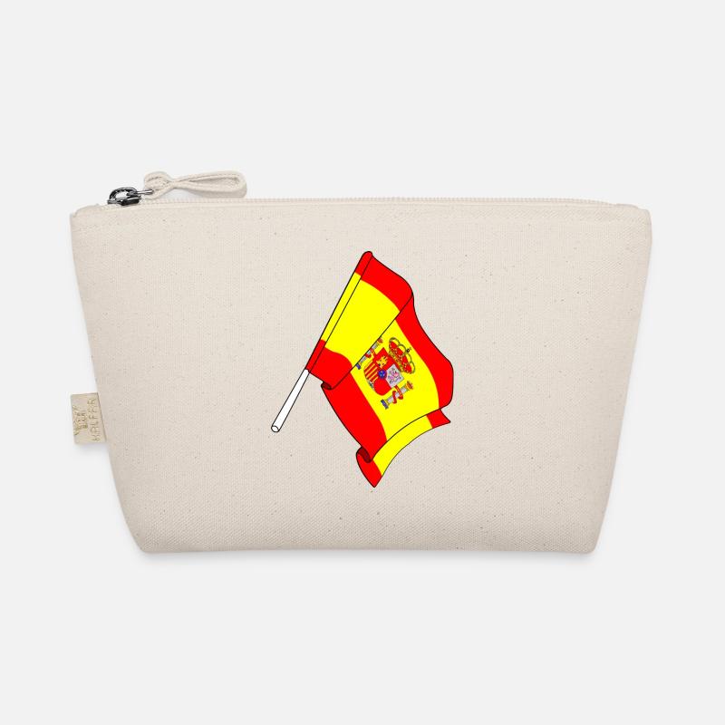 Flagge von Spanien - Bio-Täschchen - Natur