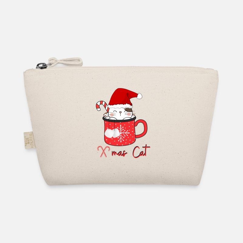 X-mas Cat Organic Pouch