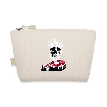 Meat Kills | REDUCED MEAT CONSUMPTION - Organic Pouch - nature - Front
