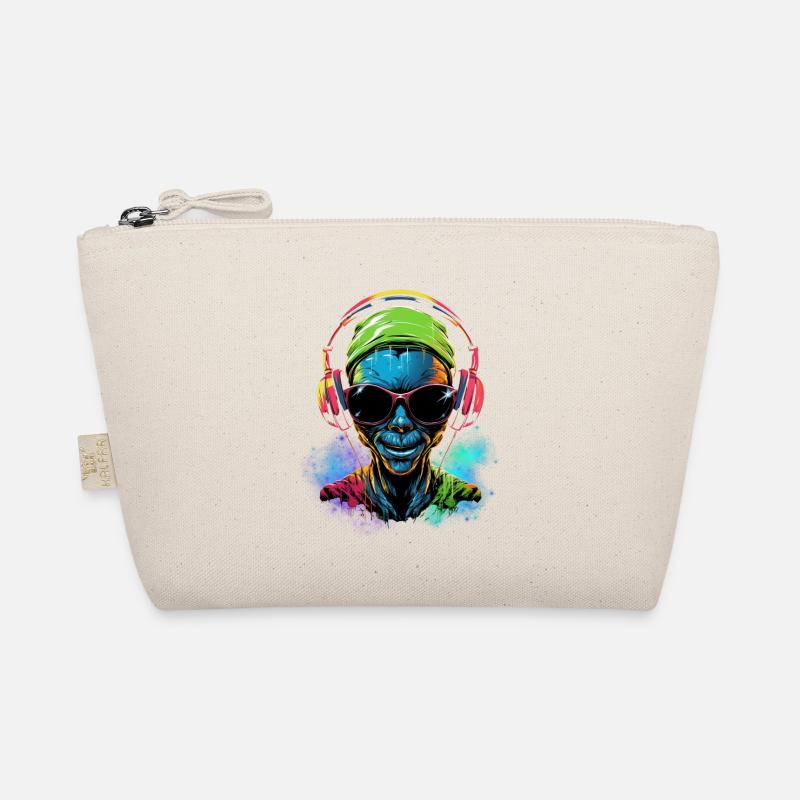 Alien Rave - Bio-Täschchen - Natur
