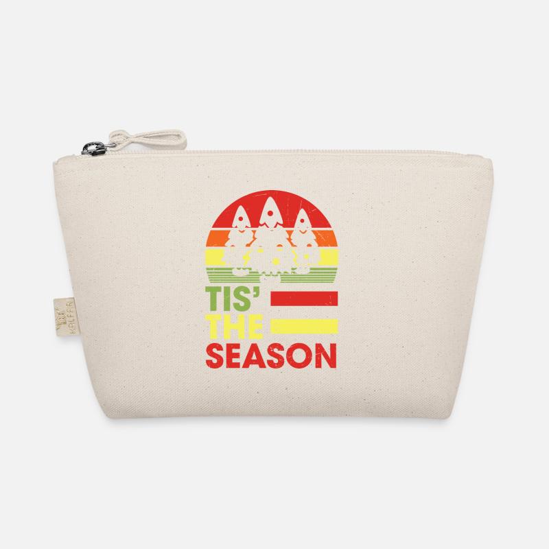 Weihnachtspullover mit Christbaum- Weihnachten Bio-Täschchen