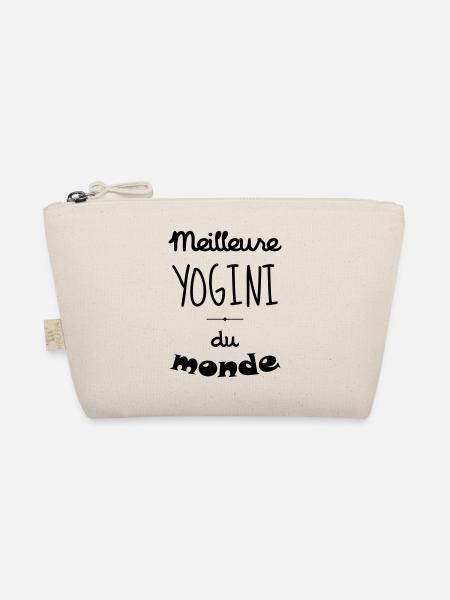 Meilleure YOGINI du monde ! - Trousse biologique - nature - Devant