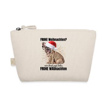 Französische Bulldogge Bully Frenchie Hund Hunde - Bio-Täschchen - Natur - Vorne