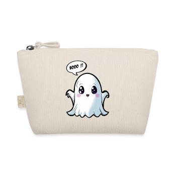 Halloween Ghost - Organic Pouch - nature - Front