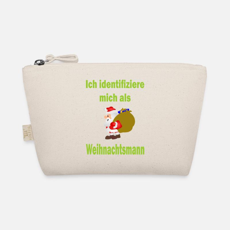Weihnachtsmann Identität - Version 2 Bio-Täschchen