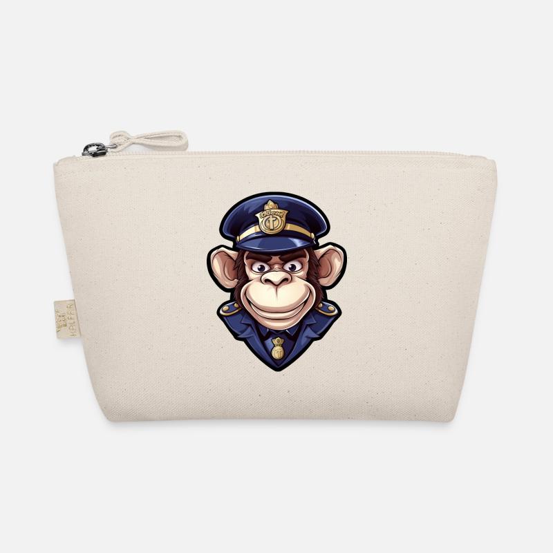 Monkey Policewoman Organic Pouch