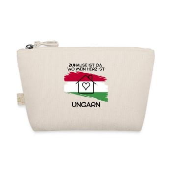 Ungarn - Zuhause ist da wo mein Herz ist - Bio-Täschchen - Natur - Vorne