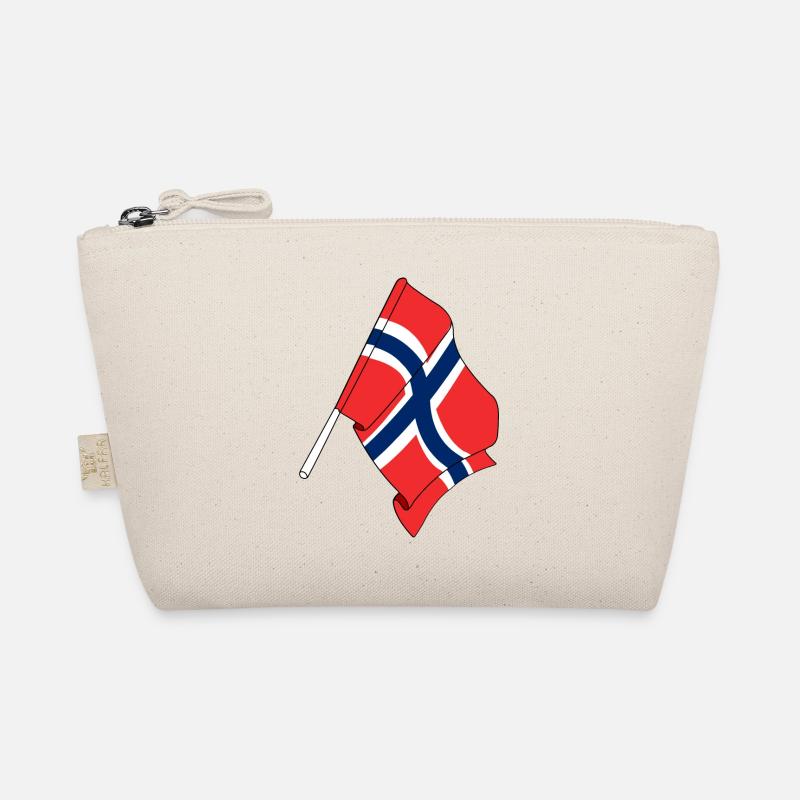 Flagge Norwegen - Bio-Täschchen - Natur