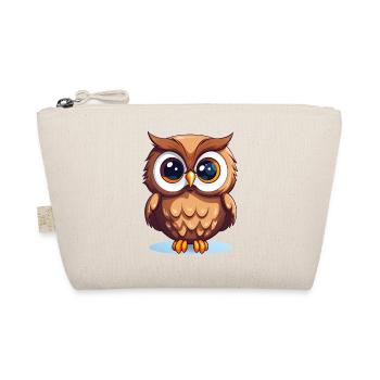 Cute cartoon owl - Organic Pouch - nature - Front