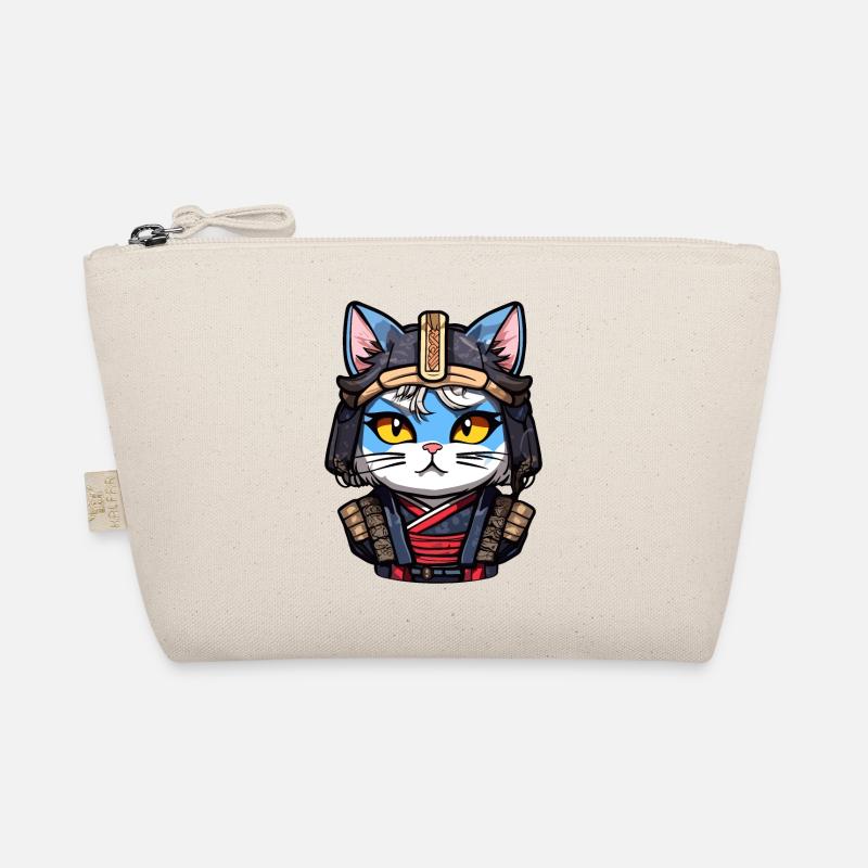 Samurai-Katze #4 Bio-Täschchen