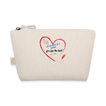any man can be a father but you - Organic Pouch - nature - Front