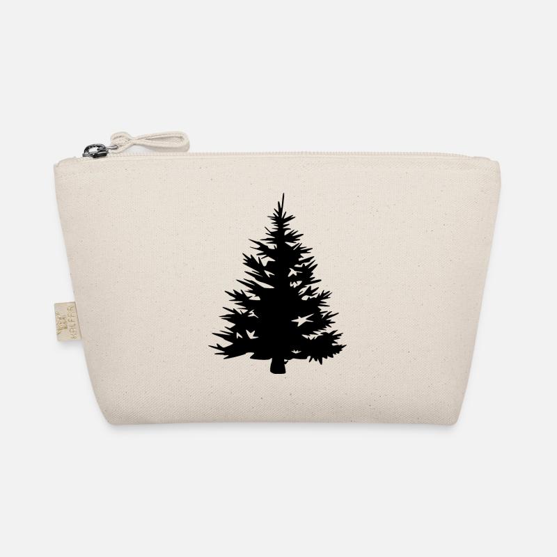 Christmas tree icon icon fir tree illustration graphic Organic Pouch