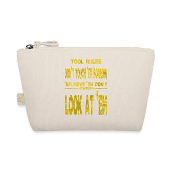 Baseball Tshirt Car BaseballClothing - Organic Pouch - nature - Front