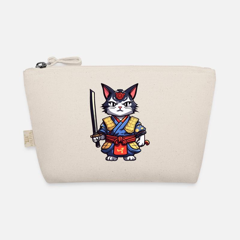 Samurai Cat #11 Organic Pouch