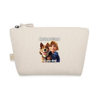 My best friend is my dog - Organic Pouch - nature - Front