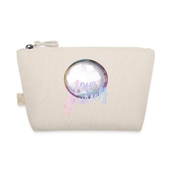 Love yourself Soap Bubble - Organic Pouch - nature - Front