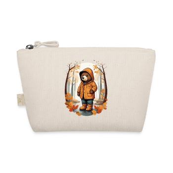 Cute Bear - Organic Pouch - nature - Front
