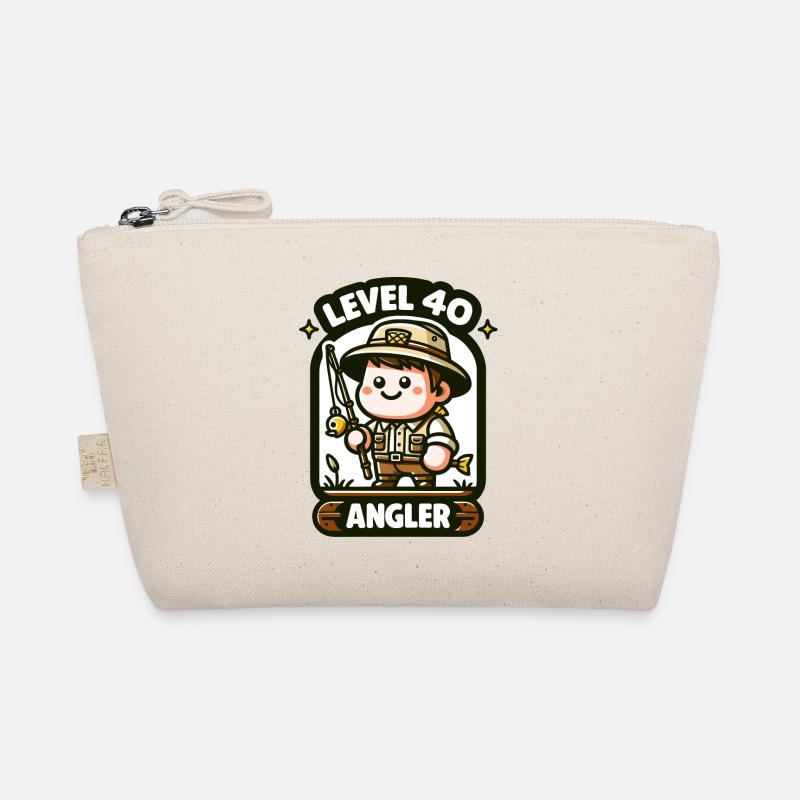 40 Geburtstag Angler Bio-Täschchen