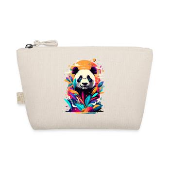 Panda Japan Asia - Panda Bear Colorful - Organic Pouch - nature - Front