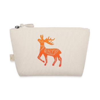 Sweden Sweden dalarna dala horse horse Merry Christmas moose - Organic Pouch - nature - Front
