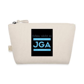 JGA Junggesellenabschied - Bio-Täschchen - Natur - Vorne